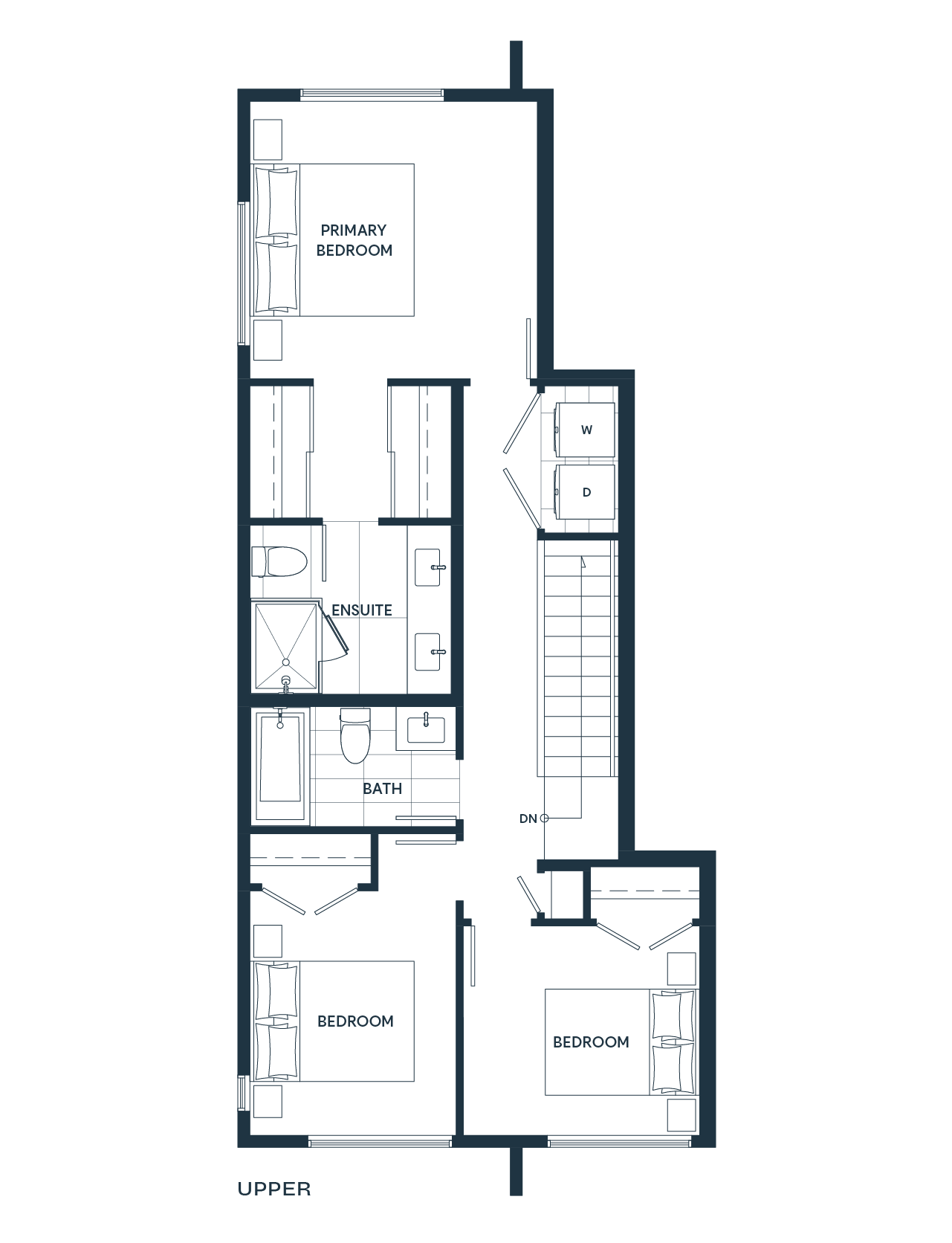 A1 upper floorplan diagram