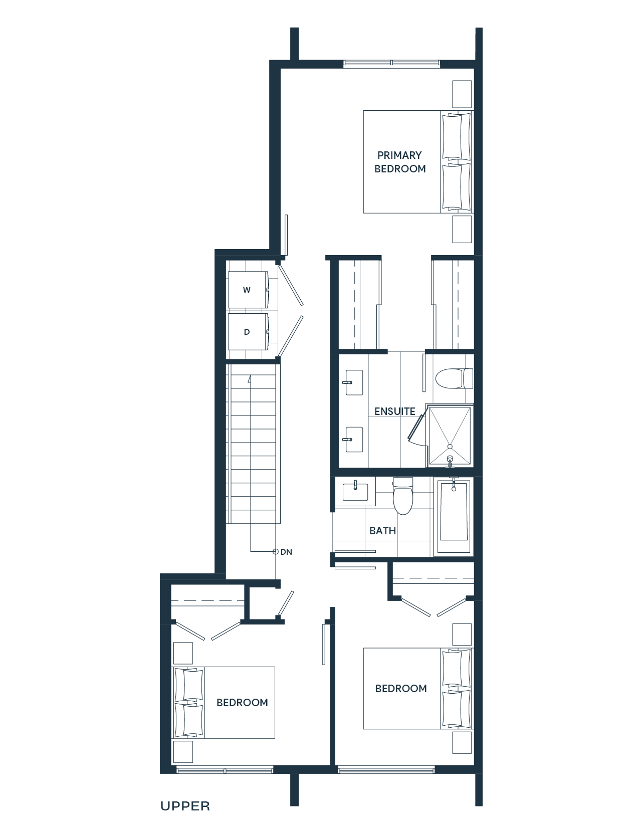 Ab upper floorplan diagram