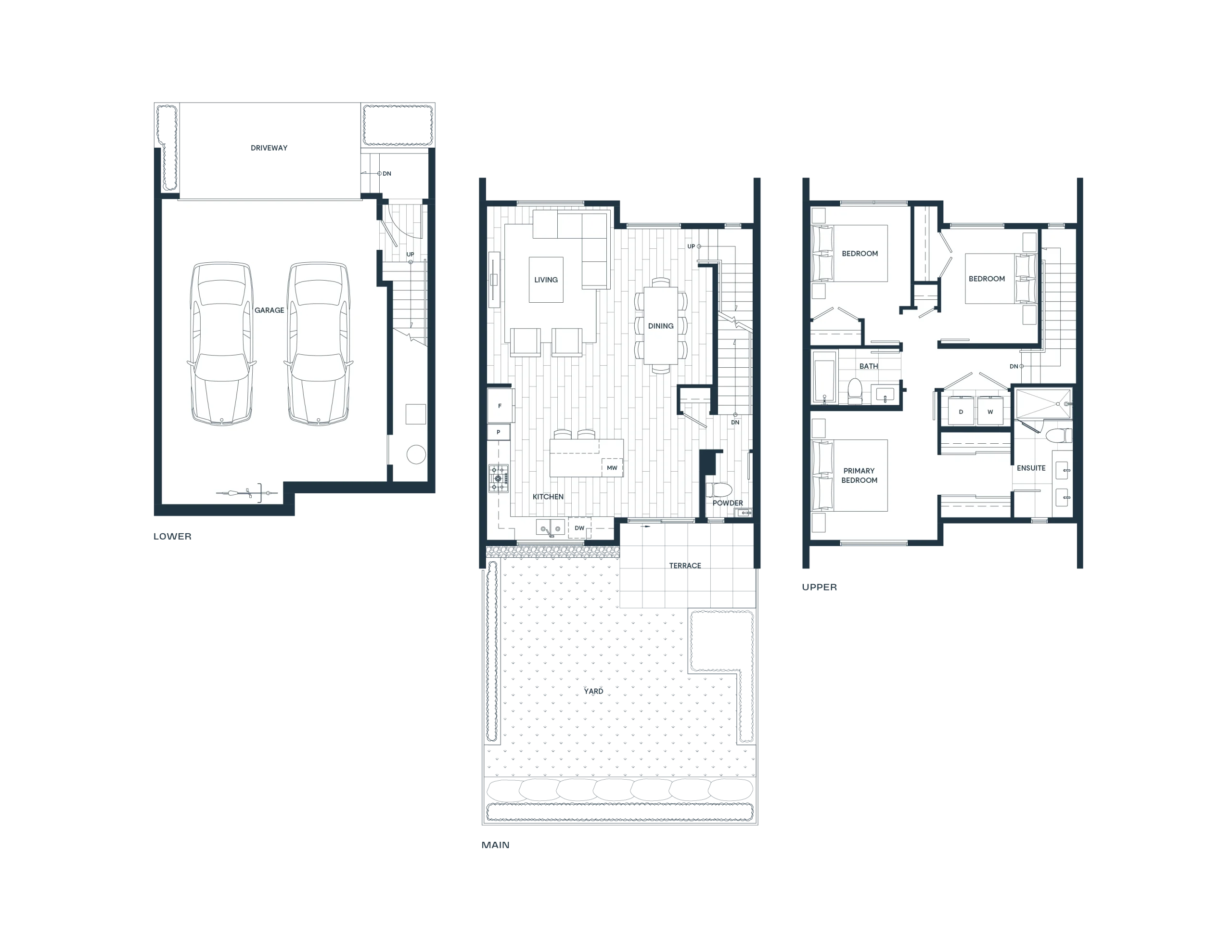 B floorplan diagrams